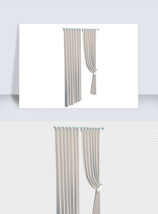 窗帘建模SU模型SU矢量图装修矢量图图片