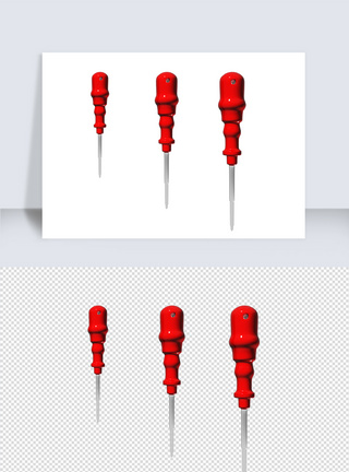 工具螺丝刀单体模型设计图片