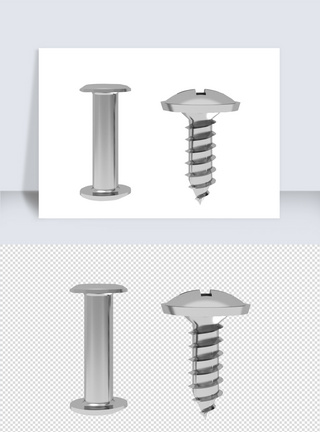 螺丝钉单体模型设计模板