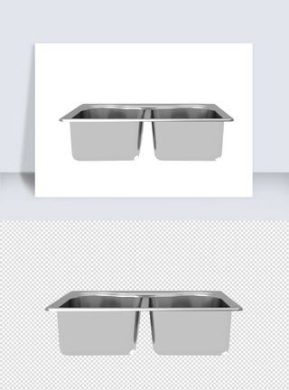 2021年厨房洗菜盆单体模型设计图片