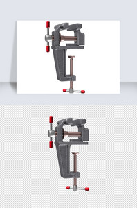 2021年工具五金桌虎钳单体模型设计图片