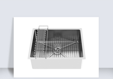 厨房五金洗菜池单体模型设计图片