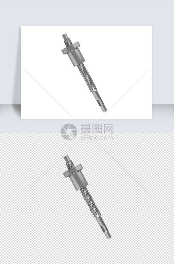 五金零件螺丝单体设计图片