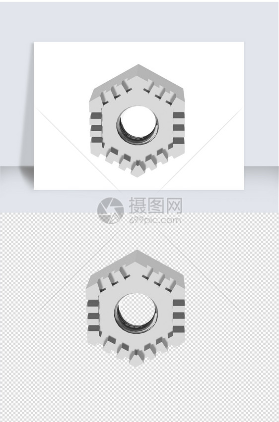 五金零件螺丝单体设计图片