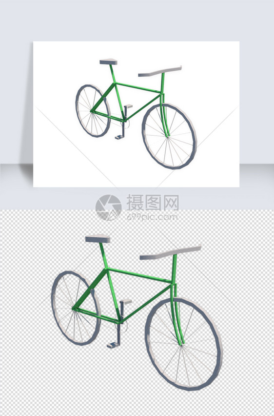 交通工具su模型素材图片