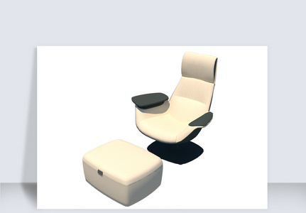 SU模型草图大师矢量图椅子沙发按摩椅素材图片