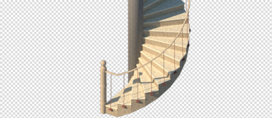 草图大师SU模型矢量文件原创楼梯素材图片