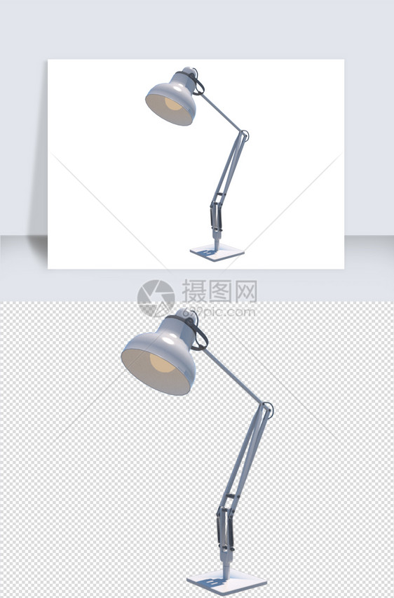 草图大师SU模型矢量文件原创台灯素材图片