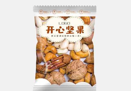 大气坚果零食包装图片