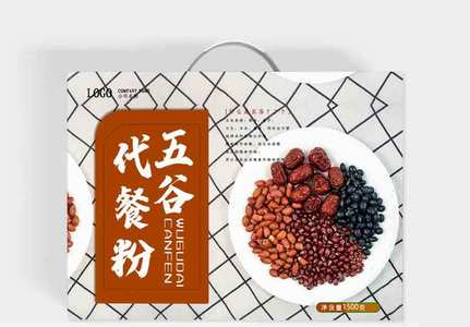 创新五谷杂粮礼盒包装设计.psd图片