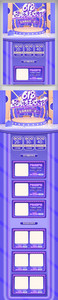 淘宝天猫紫色微立体618品质狂欢节首页图片