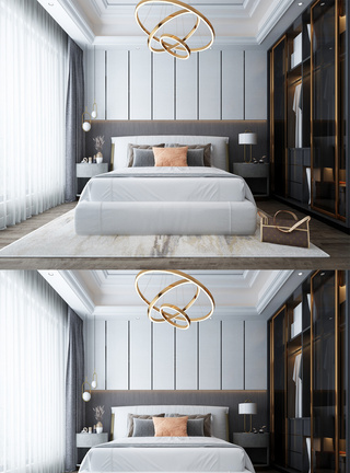 现代卧室空间设计图片