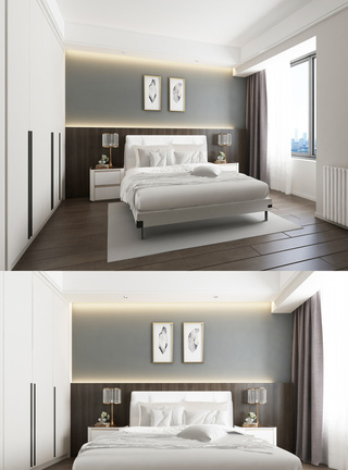 北欧家居卧室空间设计图片