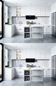 北欧家居厨房效果图设计图片
