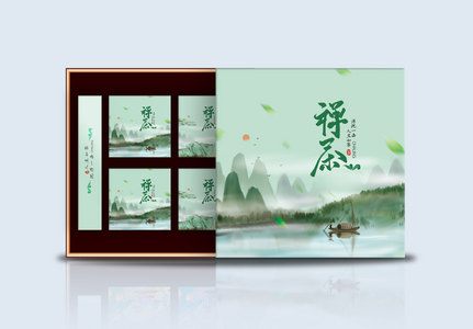 中国风茶叶包装礼盒高清图片