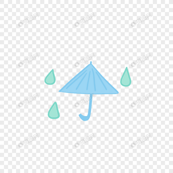 下雨 雨伞图片