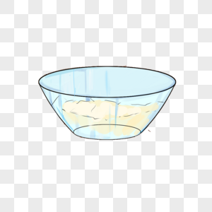 玻璃碗里的食物图片