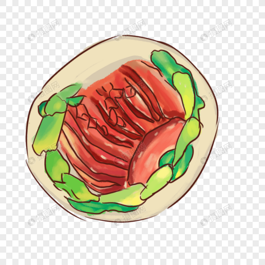 一盘肉