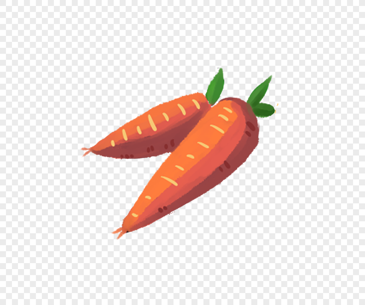 手绘/卡通元素 胡萝卜.png