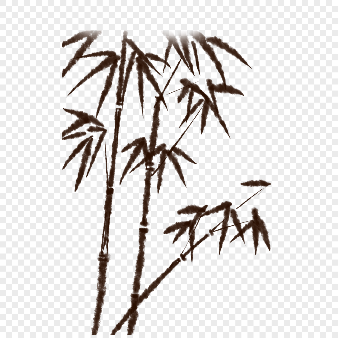 国画竹子