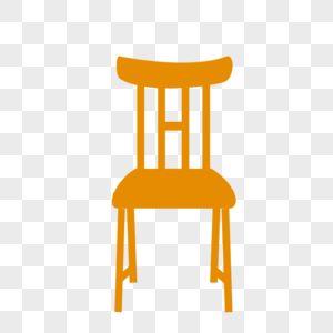 椅子素材手绘木椅高清图片