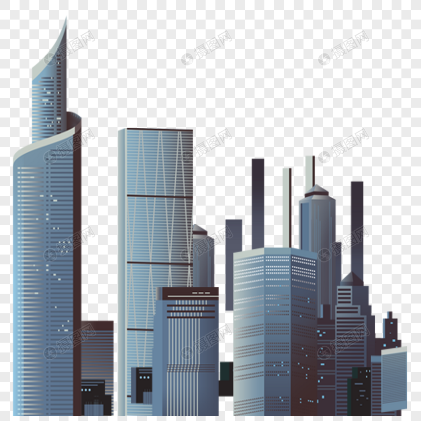 矢量现代化城市素材