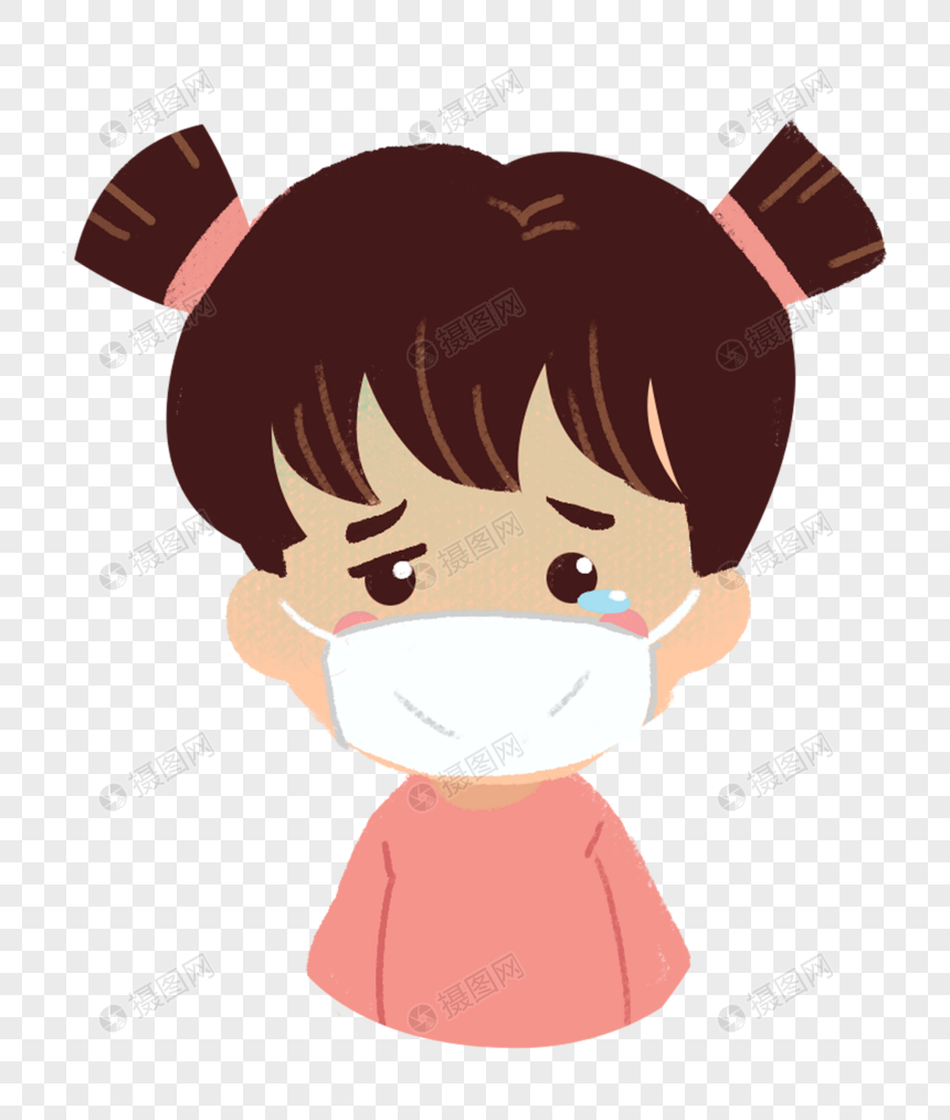 感冒的女孩