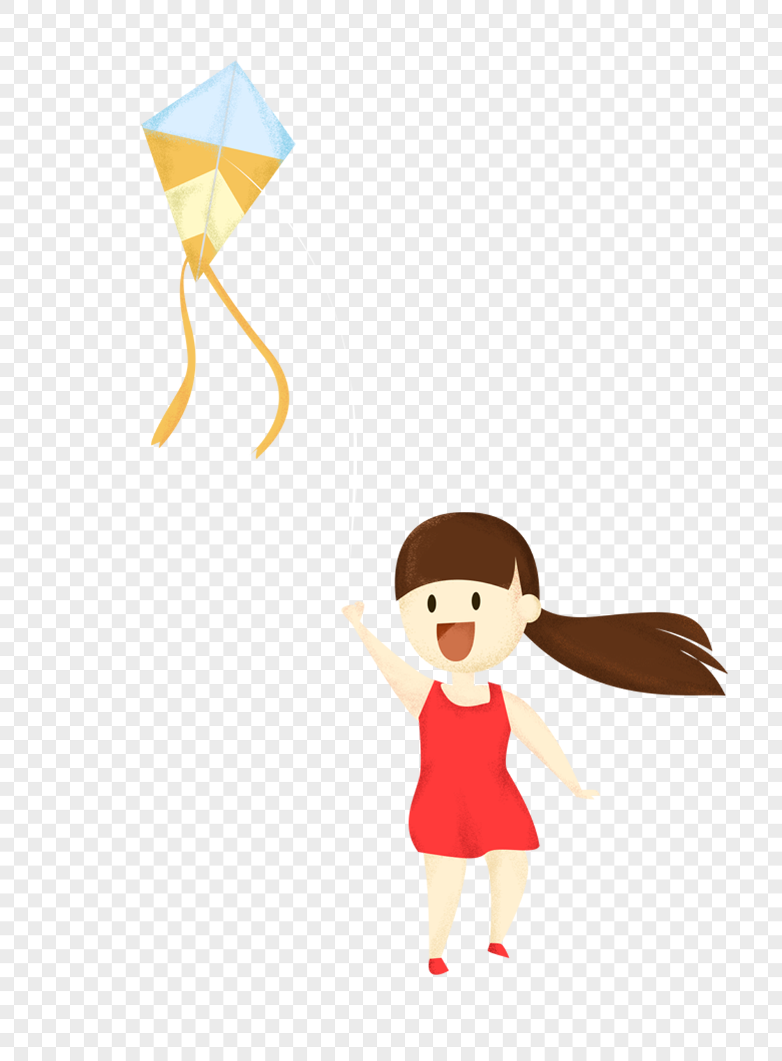 放风筝的女孩