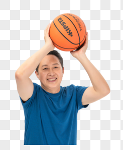打篮球的老年人图片
