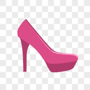 粉色高跟鞋女鞋描述素材高清图片