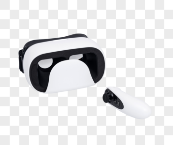 白色VR眼镜遥控器产品图高清图片