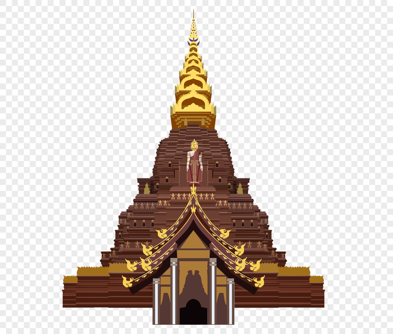 西双版纳景洪大金塔