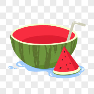 西瓜饮品素材图片