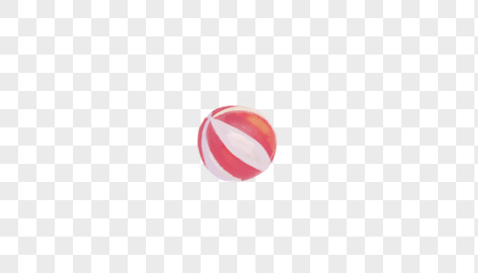 球红白条纹素材高清图片