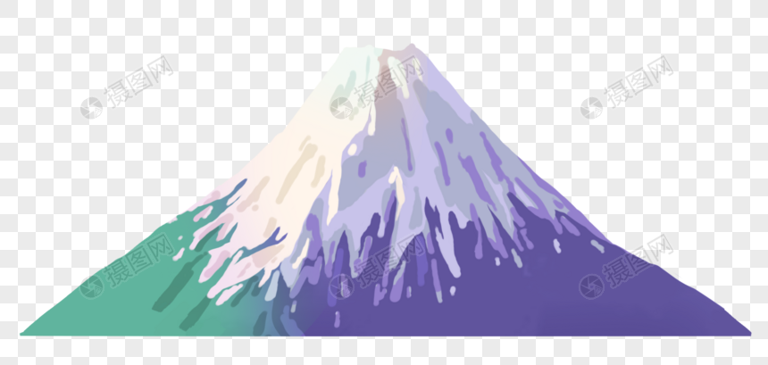 富士山元素图片