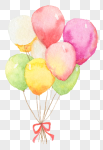 彩色的气球图片