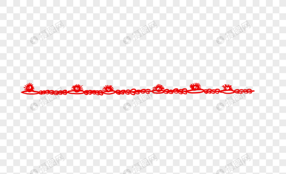 红色绳子图片