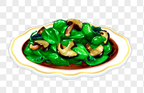 香菇青菜图片