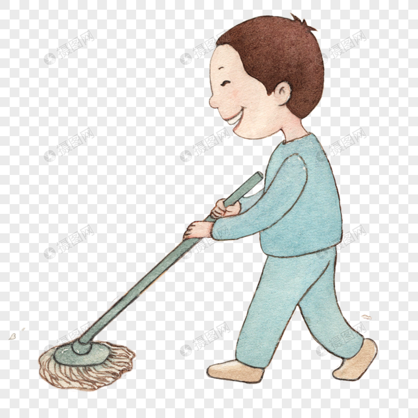 拖地的人元素素材格式_设计素材免费下载_VR