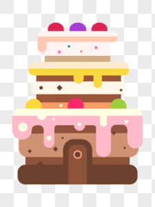 蛋糕房子图片