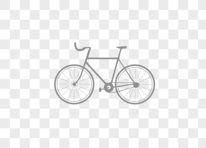 自行车扁平化自行车高清图片