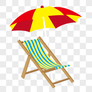 遮阳伞躺椅图片