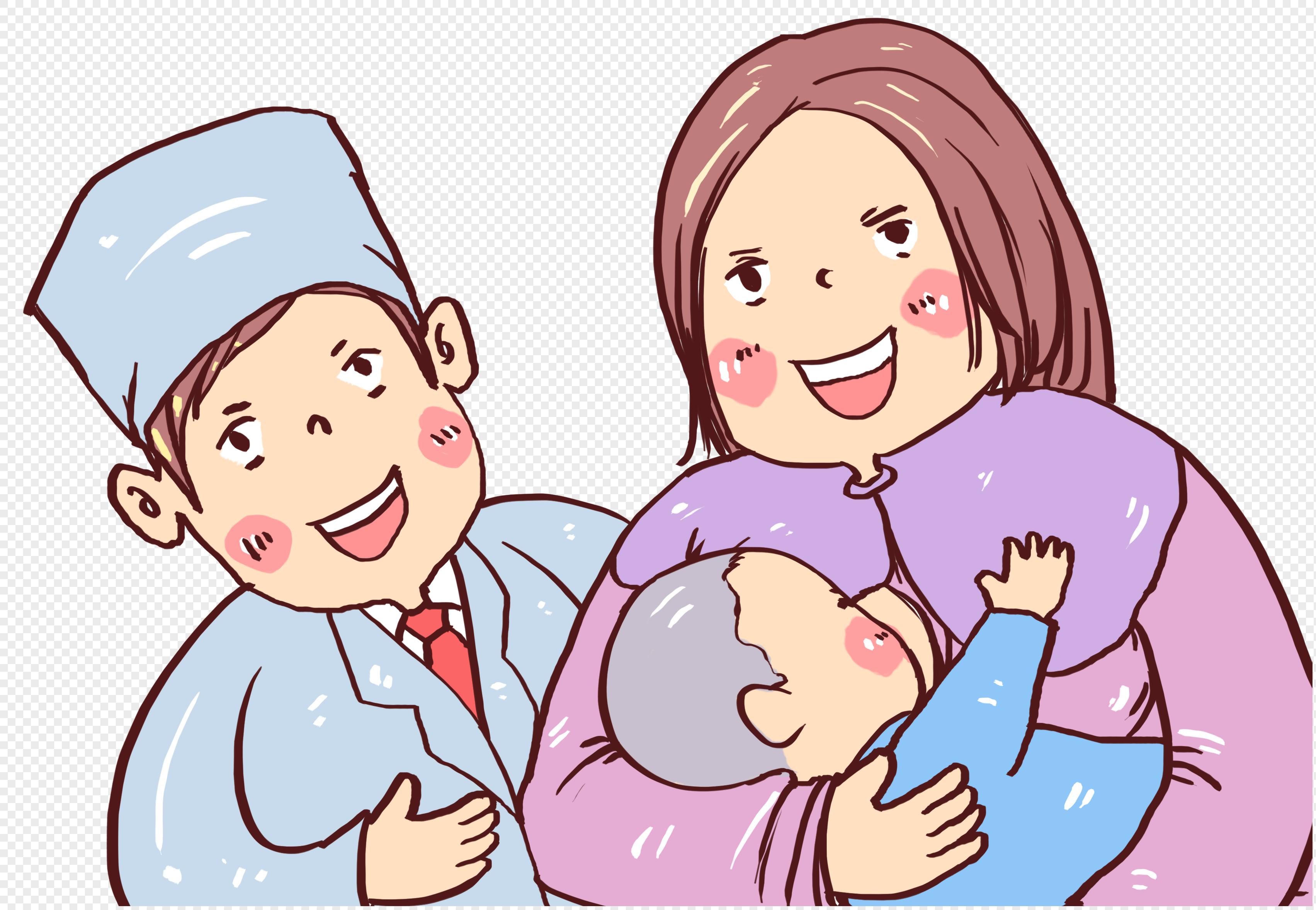 妈妈抱着小孩喂奶