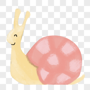粉色的蜗牛图片