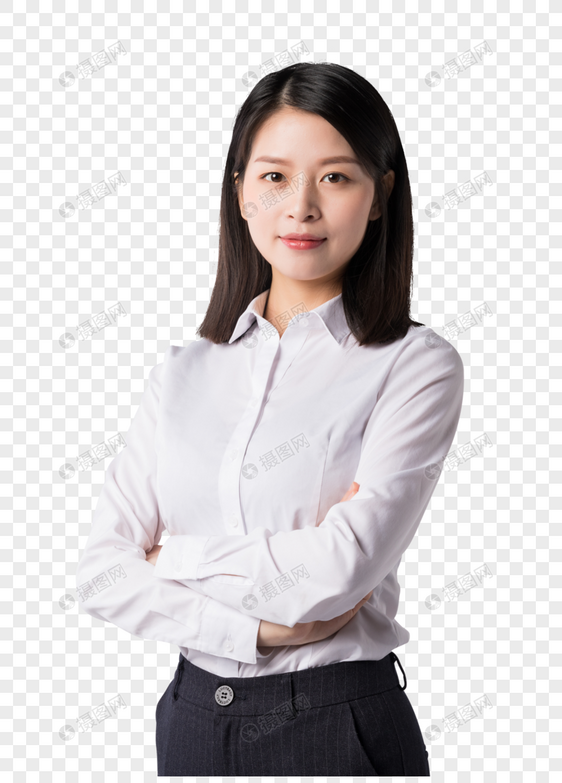 自信的职场女性图片