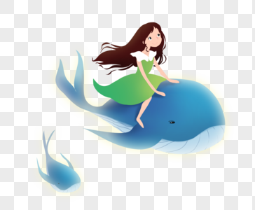 鲸鱼少女图片