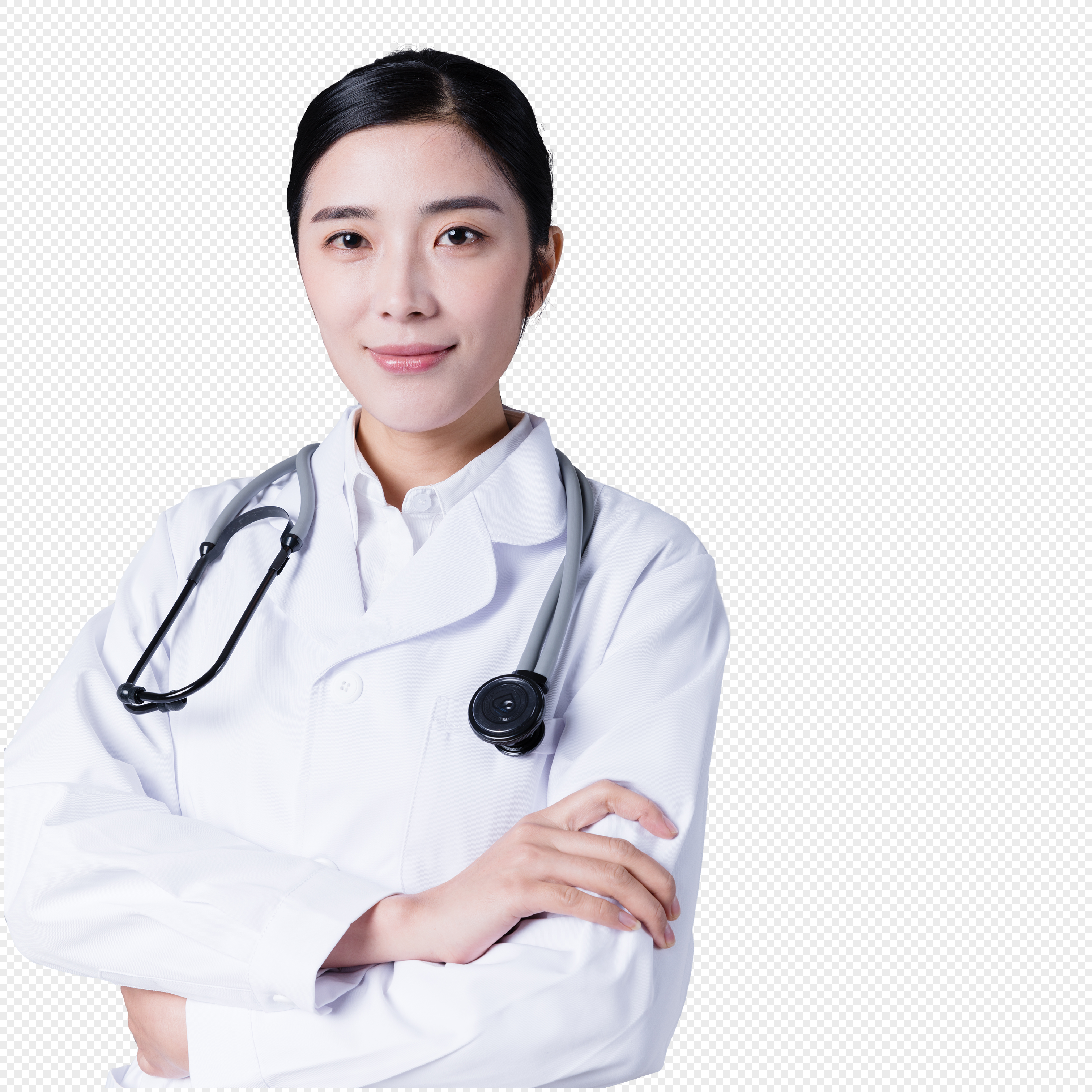 年轻女医生亲和形象展示图片