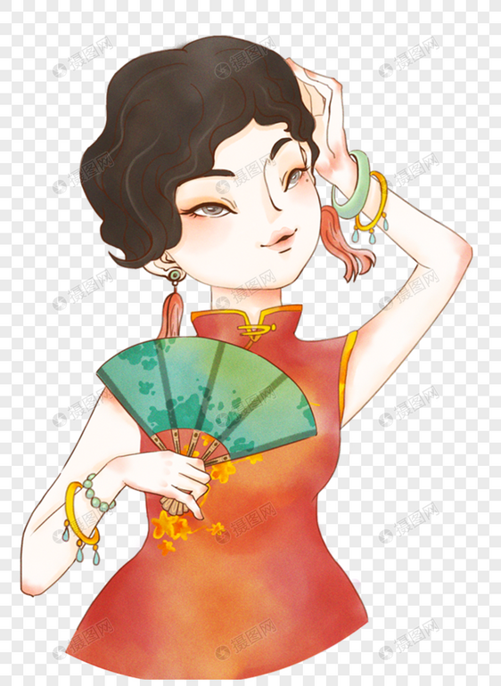穿旗袍的女人