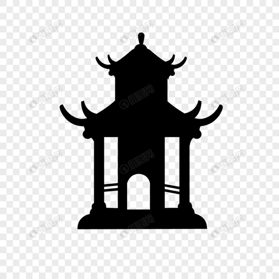 亭子元素素材格式_设计素材免费下载_vrf高清图片_摄