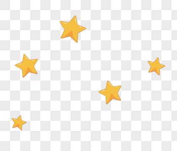星星美国元素五角星高清图片